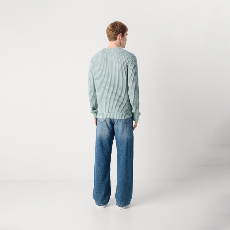 Pull Hugo SRIBBEN_1 Vert – Simplicité raffinée et confort maîtrisé