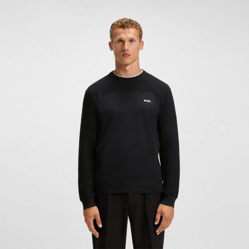 Pull à structure mixte avec gestion de l'humidité KN_Momentum-X CN Boss noir