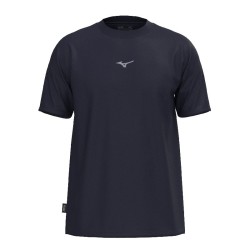 T-shirt Athletics Graphic Mizuno Bleu Baritone