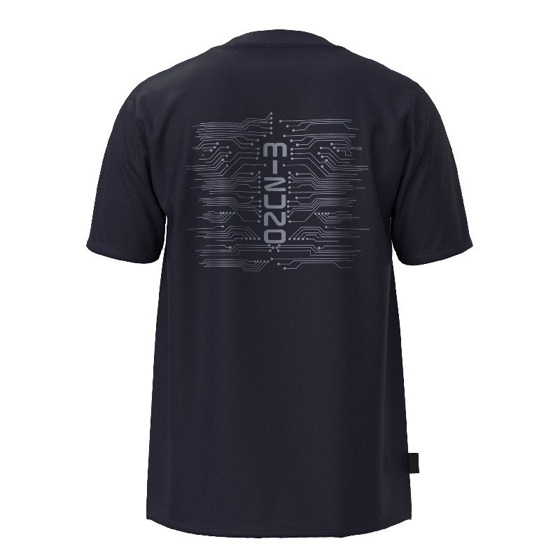 T-shirt Mizuno Athletics Graphic Bleu