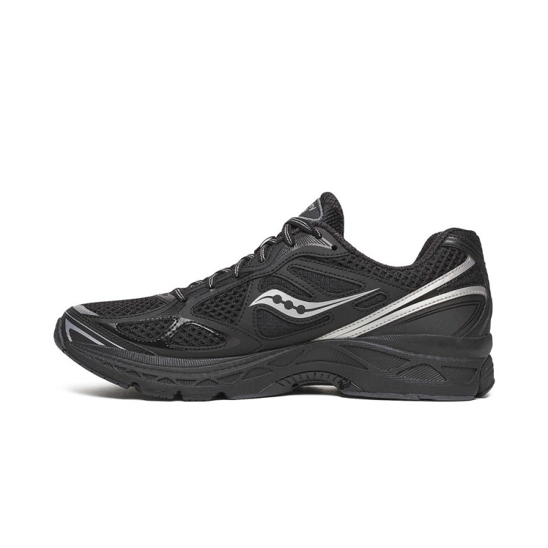 Baskets Saucony ProGrid Guide 7 Black/Silver – Amorti dynamique et stabilité pour vos runs