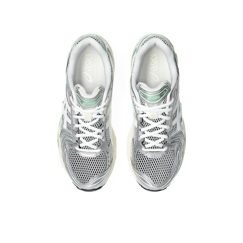 Baskets ASICS Gel-Kayano 14 Blanches et Vertes