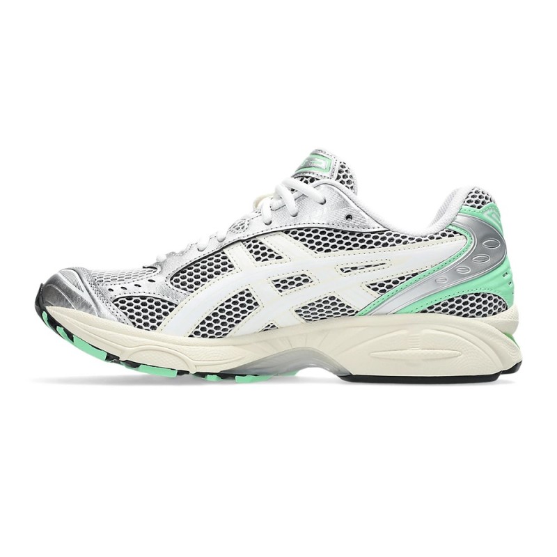 Baskets ASICS Gel-Kayano 14 Blanches et Vertes
