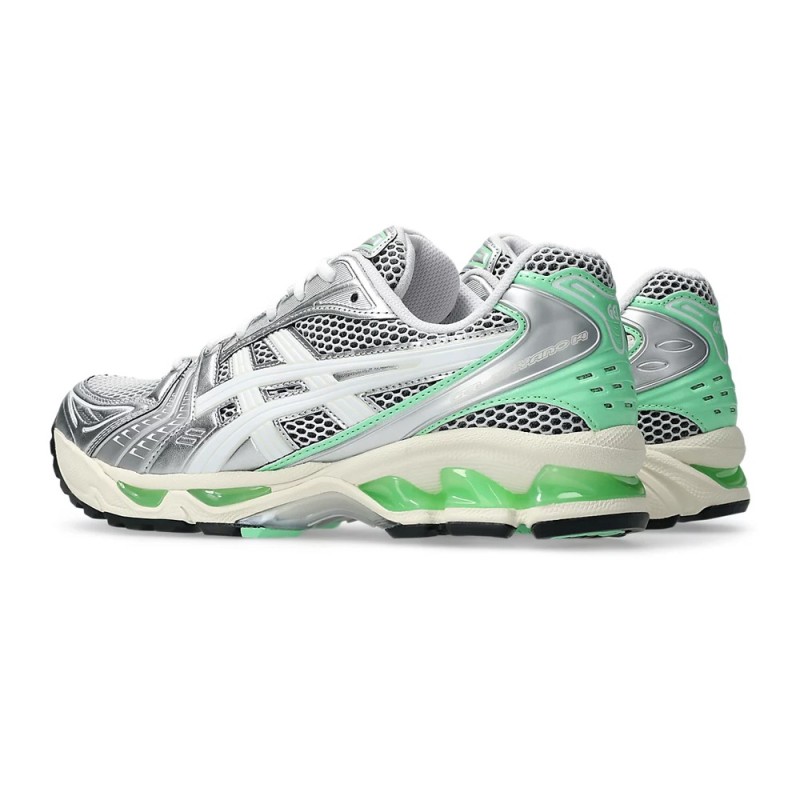 Baskets ASICS Gel-Kayano 14 Blanches et Vertes