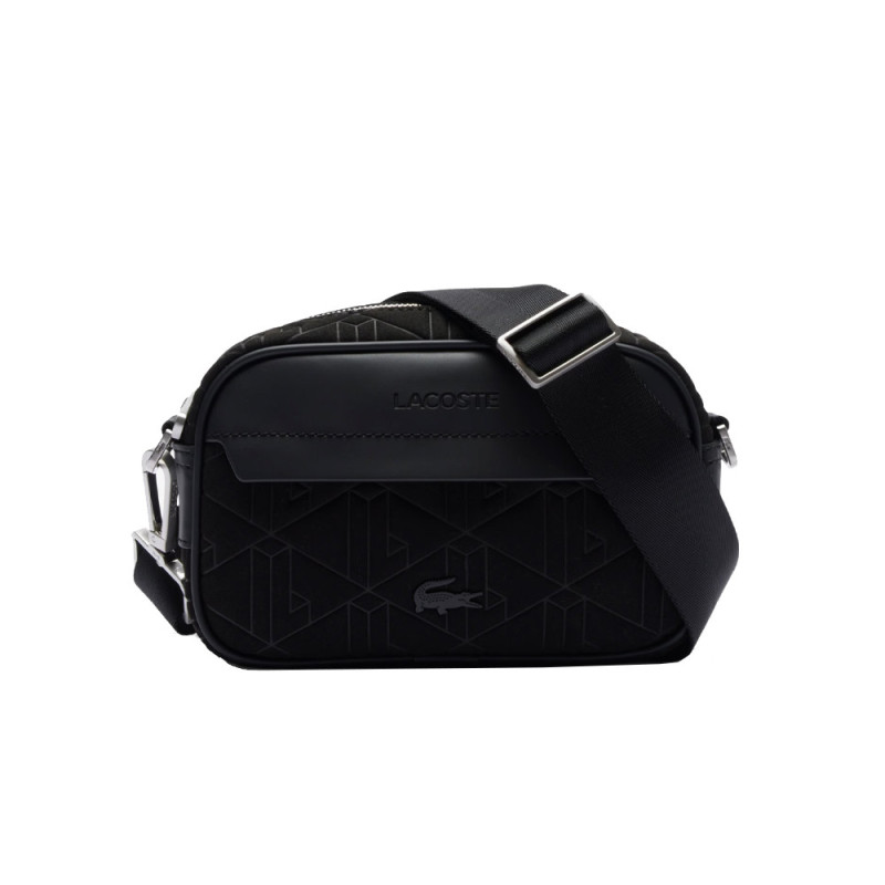 Petit sac reporter LACOSTE The Blend noir