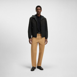 Veste à capuche en popeline microfibre déperlante H-Cireno4 BOSS noire