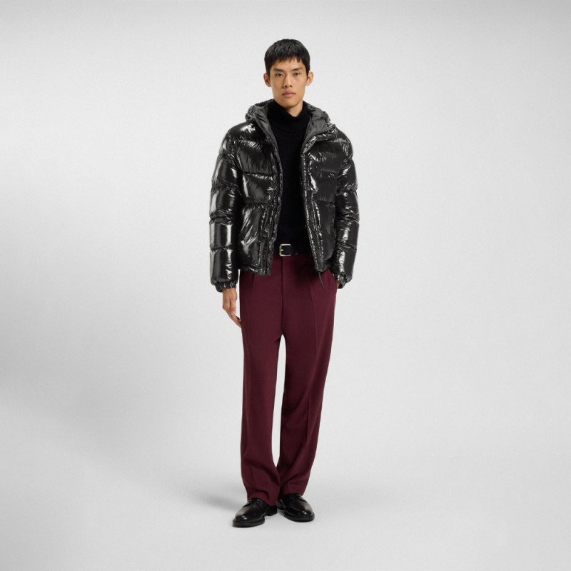 Doudoune déperlante en tissu brillant Baro2541 BOSS noire