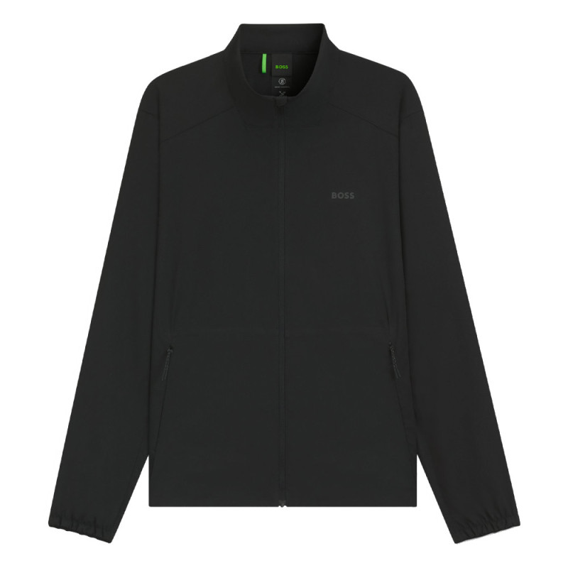 Veste de survêtement BOSS L_CRUISELITE FZ 1- Noir - déperlante zippée en tissu extensible