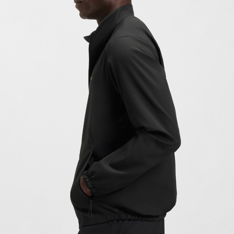 Veste de survêtement BOSS L_CRUISELITE FZ 1- Noir - déperlante zippée en tissu extensible