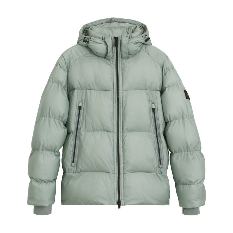 Doudoune Oversize en tissu ripstop froissé Orbok BOSS verte