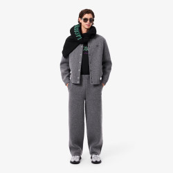 T-shirt loose fit jersey imprimé LACOSTE noir