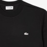 T-shirt coton avec crocodile à strass LACOSTE noir
