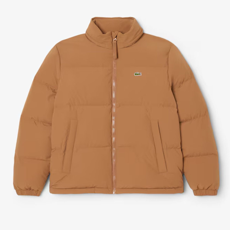 Doudoune Lacoste -Marron - à capuche déperlante