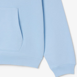 Sweatshirt à capuche   Lacoste -Bleu ciel- molleton épais  unisexe