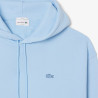 Sweatshirt à capuche   Lacoste -Bleu ciel- molleton épais  unisexe