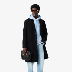 Sweatshirt à capuche   Lacoste -Bleu ciel- molleton épais  unisexe