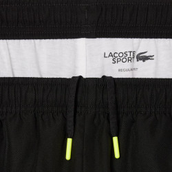 Survêtement Lacoste - NOIR - Tennis bande griffée