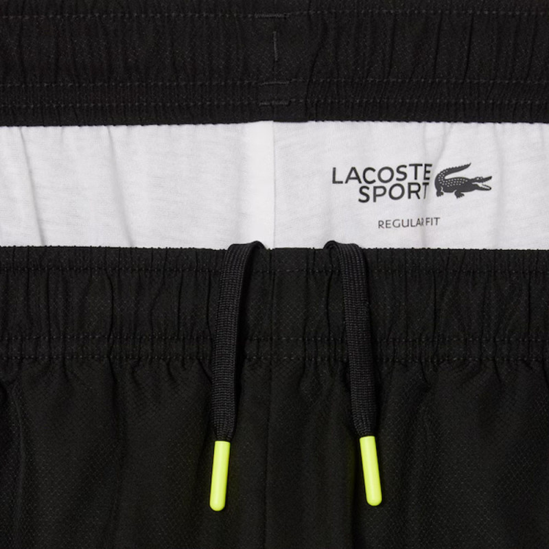 Survêtement Lacoste - NOIR - Tennis bande griffée
