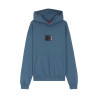 Sweat à capuche en molleton de coton avec logo en dégradé Danohood HUGO bleu
