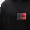 Sweat à capuche en molleton de coton avec logo en dégradé Danohood HUGO noir