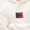 Sweat à capuche en molleton de coton avec logo en dégradé Danohood HUGO blanc