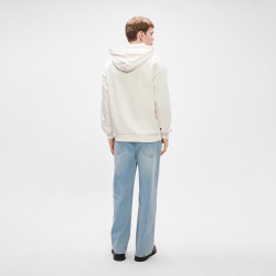 Sweat à capuche en molleton de coton avec logo en dégradé Danohood HUGO blanc