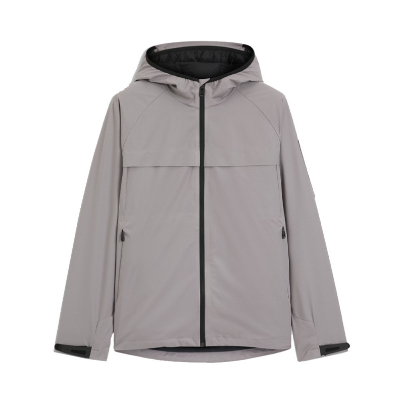 Veste à capuche trois-en-un avec doublure amovible OW_Victo-X 3in1 HD BOSS grise