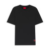 T-shirt en jersey de coton à logo dégradé Danoto HUGO noir