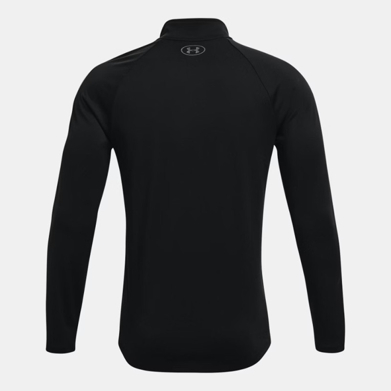 Haut à manches longues et zip Tech™ UNDER ARMOUR noir