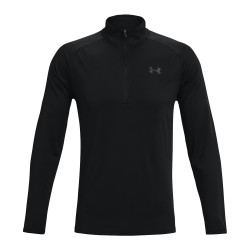 Haut à manches longues et zip Tech™ UNDER ARMOUR noir