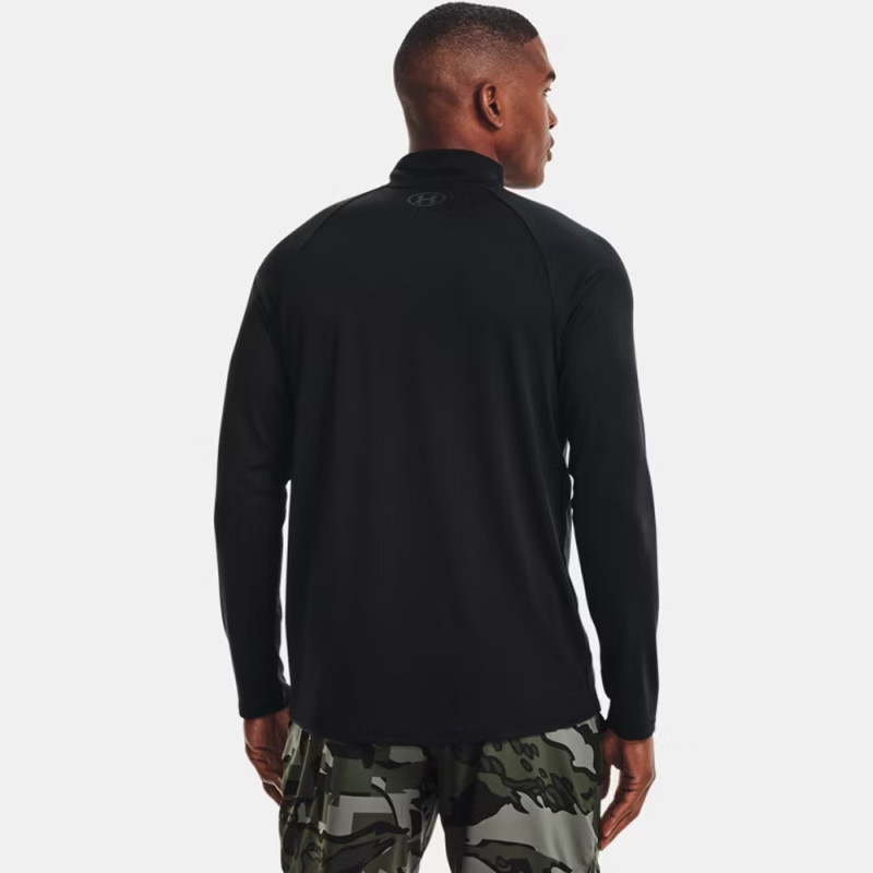 Haut à manches longues et zip Tech™ UNDER ARMOUR noir