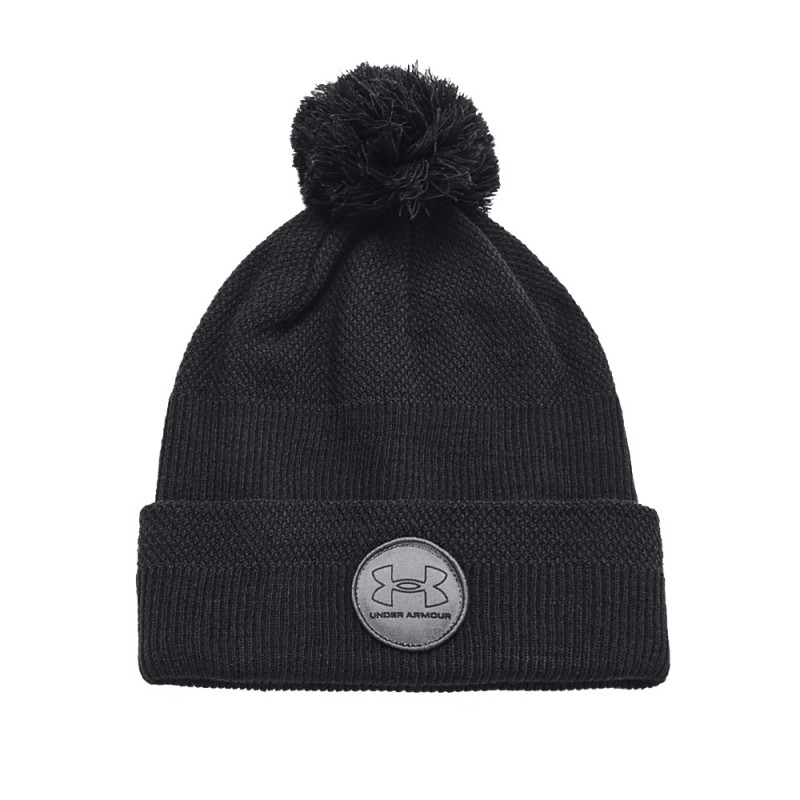 Bonnet à revers Driver Pom-BLK UNDER ARMOUR noir