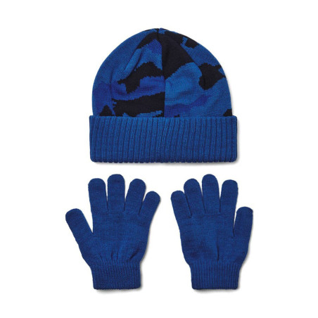 Ensemble enfant Bonnet et gants UNDER ARMOUR bleu