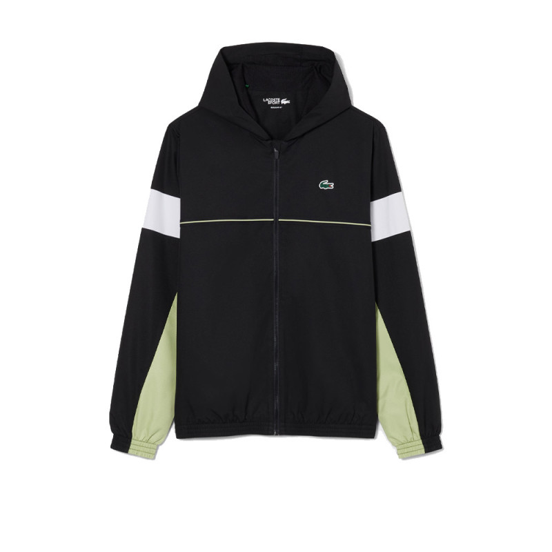 Veste de survêtement Sport color-block LACOSTE noire