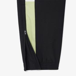 Ensemble survêtement Sport color-block LACOSTE noir et blanc