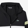 Ensemble survêtement Sport color-block LACOSTE noir et blanc