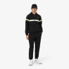Ensemble survêtement Sport color-block LACOSTE noir et blanc