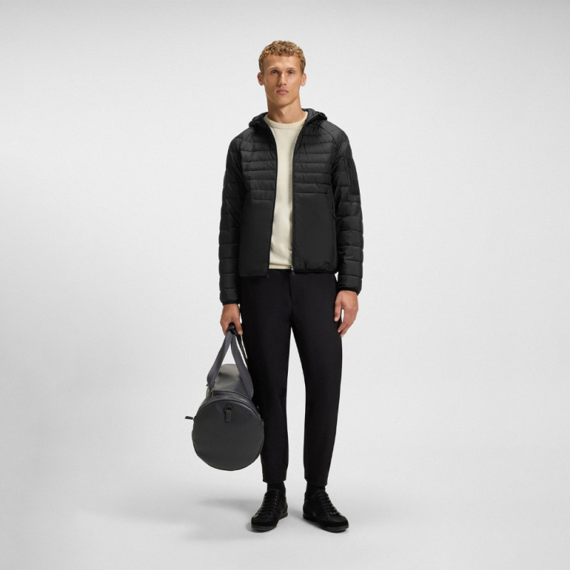 Veste déperlante à capuche et détails réfléchissants décoratifs OW_Urbanex JT HD BOSS noire