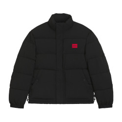 Veste matelassée déperlante avec patch logo Balto2541 HUGO noire