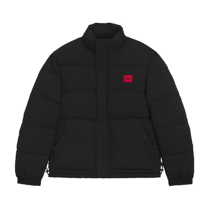 Veste matelassée déperlante avec patch logo Balto2541 HUGO noire