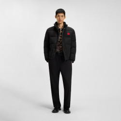 Veste matelassée déperlante avec patch logo Balto2541 HUGO noire