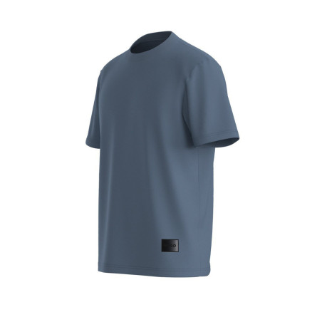 T-shirt en jersey de coton à logo dégradé Danoto HUGO bleu