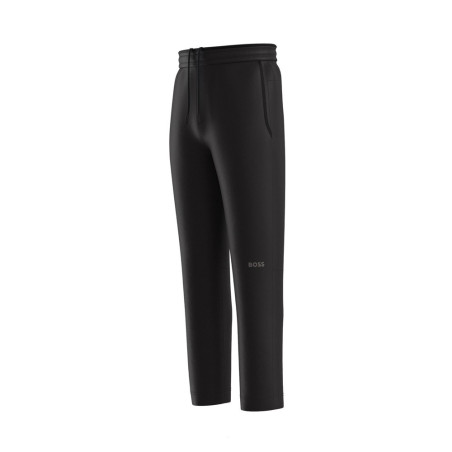 Bas de survêtement coupe classique en tissu stretch ultra-doux JT_Snug Hadim BOSS noir