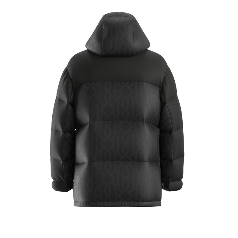 Doudoune à capuche avec imprimé Melmus2541 HUGO noire