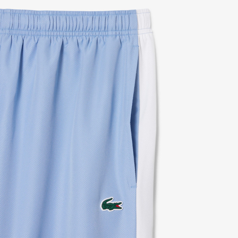 Ensemble survêtement Sport color-block LACOSTE bleu et blanc