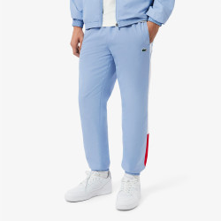 Ensemble survêtement Sport color-block LACOSTE bleu et blanc