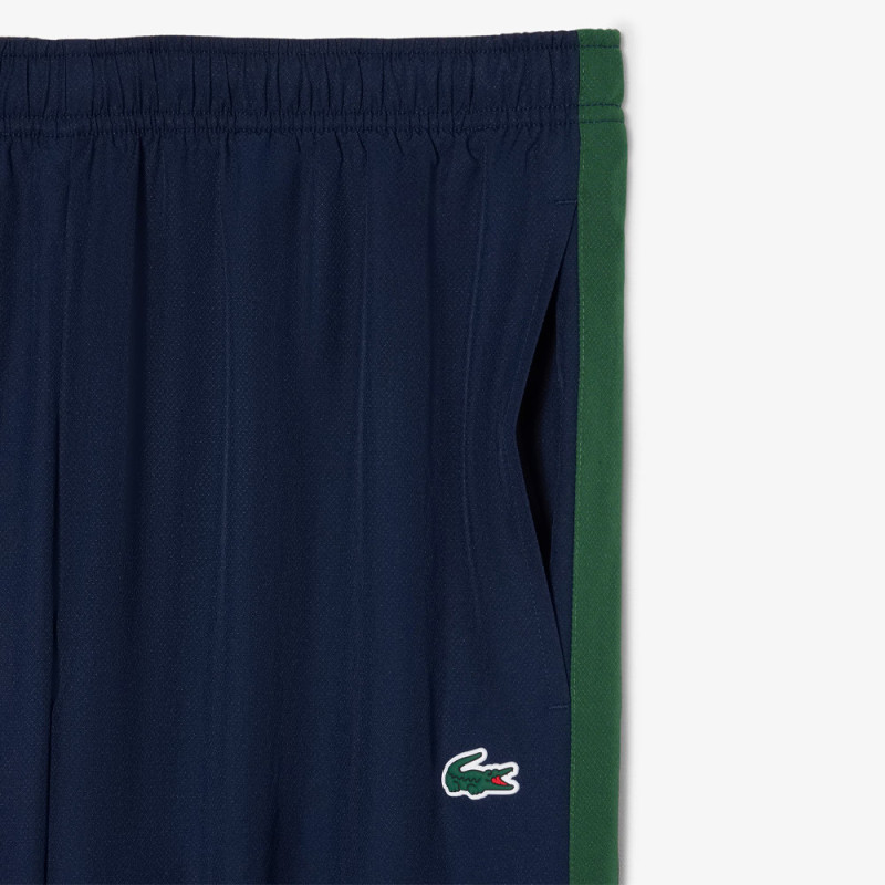 Ensemble survêtement Sport imprimé LACOSTE bleu marine et blanc