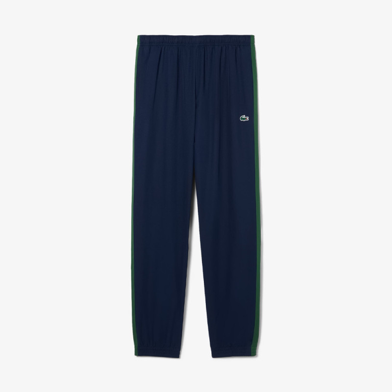 Ensemble survêtement Sport imprimé LACOSTE bleu marine et blanc