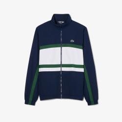 Ensemble survêtement Sport imprimé LACOSTE bleu marine et blanc