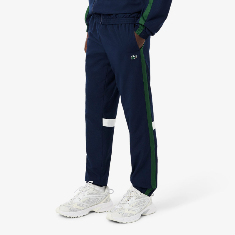Ensemble survêtement Sport imprimé LACOSTE bleu marine et blanc